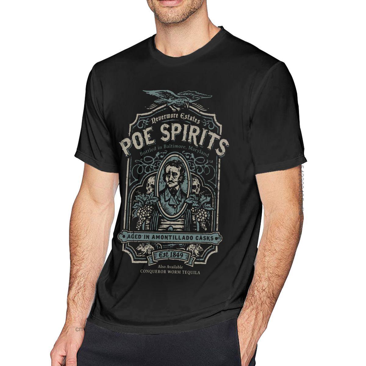Футболки с изображением Эдгара Аллана Poe Spirits, милая хлопковая футболка в стиле Харадзюку, унисекс, футболка с короткими рукавами и графикой
Футболки с изображением Эдгара Аллана Poe Spirits, милая хлопковая футболка в стиле Харадзюку, унисекс, футболка с короткими рукавами и графикой