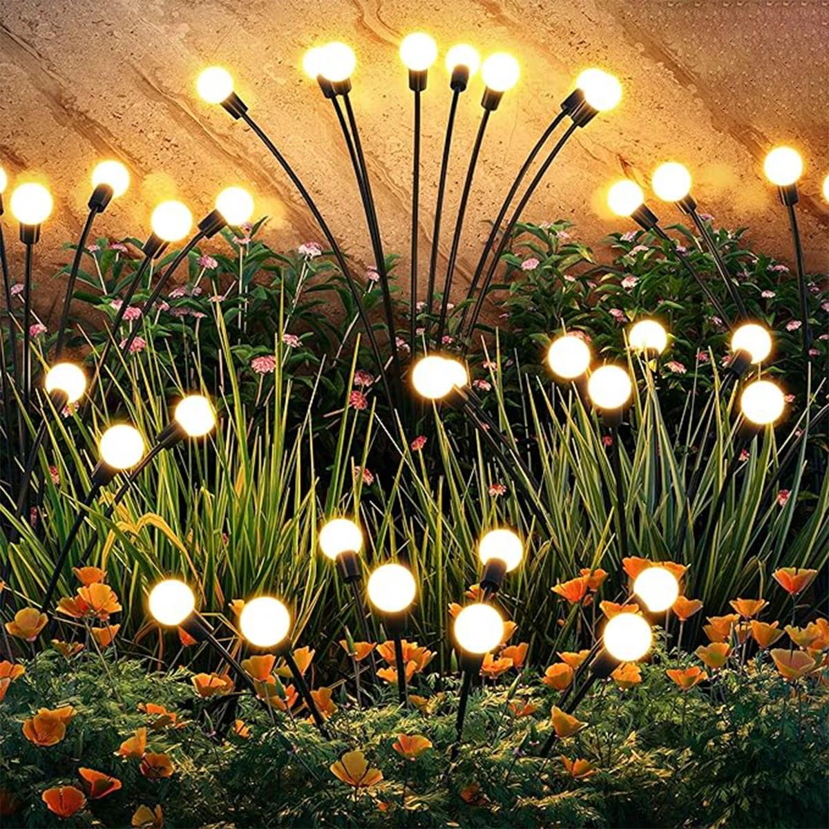 12 светодиодных солнечных огней Firefly Light Power Firefly Lights, уличные водонепроницаемые садовые светильники для украшения дорожек на патио, 4/8 светодиодов 4 Leds
12 светодиодных солнечных огней Firefly Light Power Firefly Lights, уличные водонепроницаемые садовые светильники для украшения дорожек на патио, 4/8 светодиодов 4 Leds