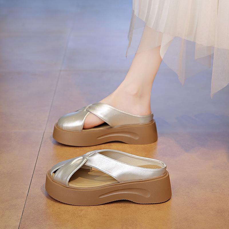 Hollow bag head half slippers women s summer wear new with skirt thick bottom heightening beach cool slippers 40 шампанского
Hollow bag head half slippers women s summer wear new with skirt thick bottom heightening beach cool slippers 40 шампанского