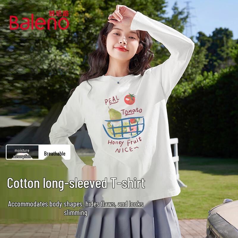 Baleno Women s Fruit Basket Cotton Long-Sleeve Tee L
Baleno Women s Fruit Basket Cotton Long-Sleeve Tee L