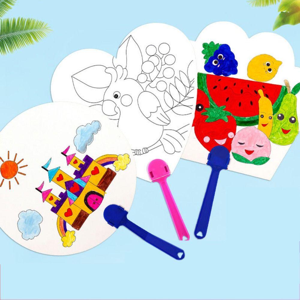 Hand Painting Diy Blank Paper Fan Cartoon Drawing Paper Fan Portable Hand Fan Summer Style 12
Hand Painting Diy Blank Paper Fan Cartoon Drawing Paper Fan Portable Hand Fan Summer Style 12