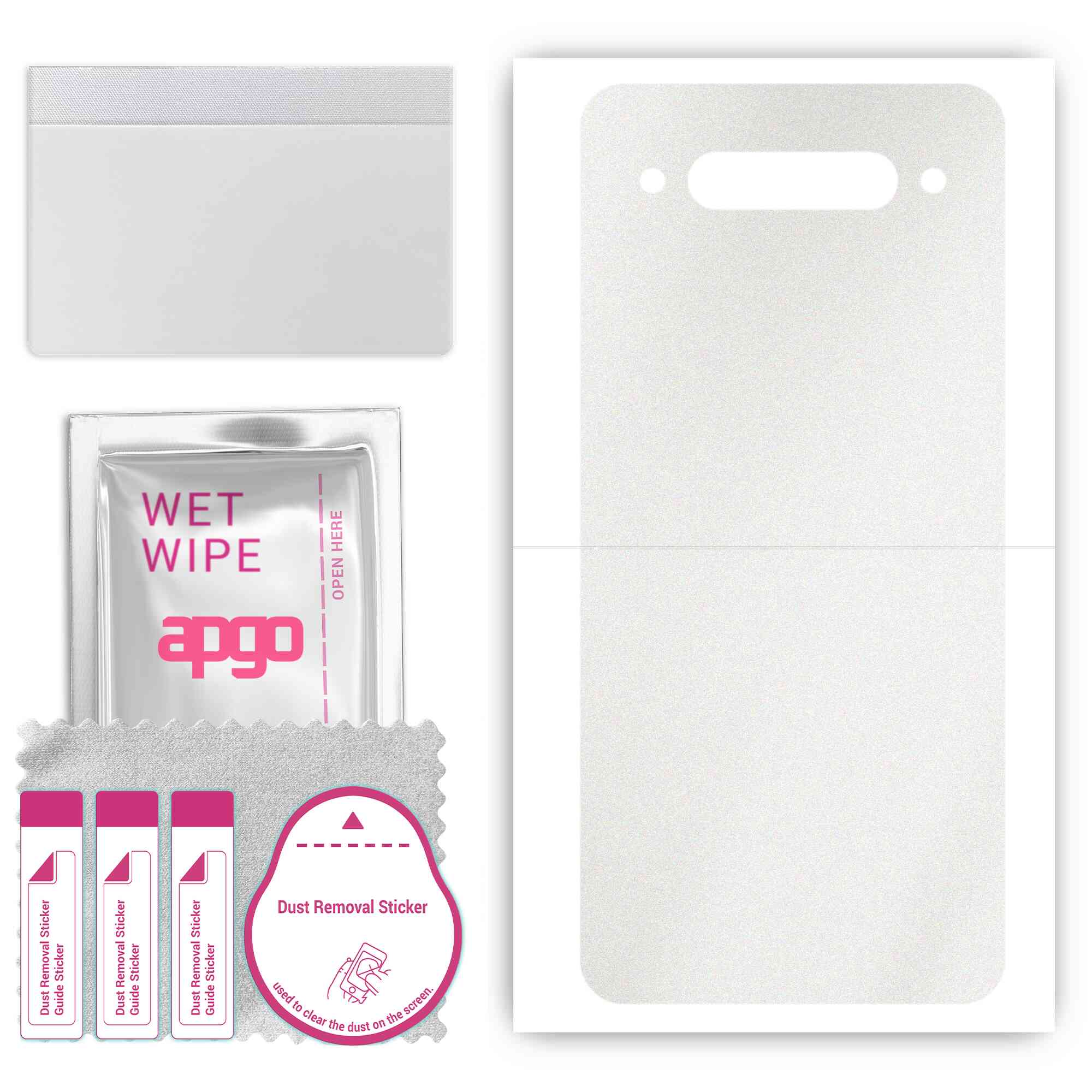 apgo Protective Skin Sticker for the back compatible with ZTE nubia Z20, Wrap Film, Foil, Vinyl - Pattern Matte Transparent
apgo Protective Skin Sticker for the back compatible with ZTE nubia Z20, Wrap Film, Foil, Vinyl - Pattern Matte Transparent