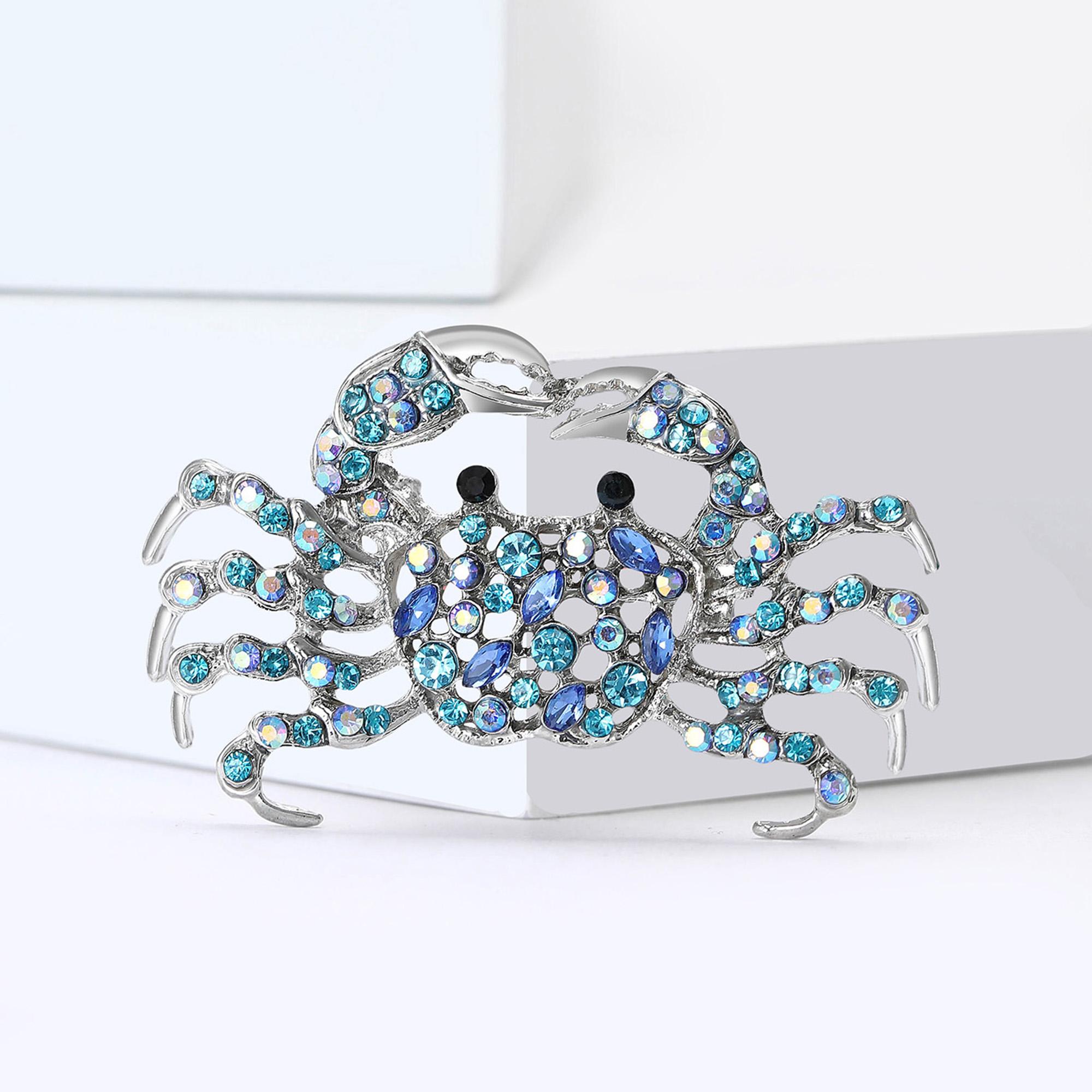 Luxury Rhinestones Crab Brooches for Women Unisex Marine Life Pins Friend Event Party New Gifts Jewelry Decoration Accessories
Luxury Rhinestones Crab Brooches for Women Unisex Marine Life Pins Friend Event Party New Gifts Jewelry Decoration Accessories