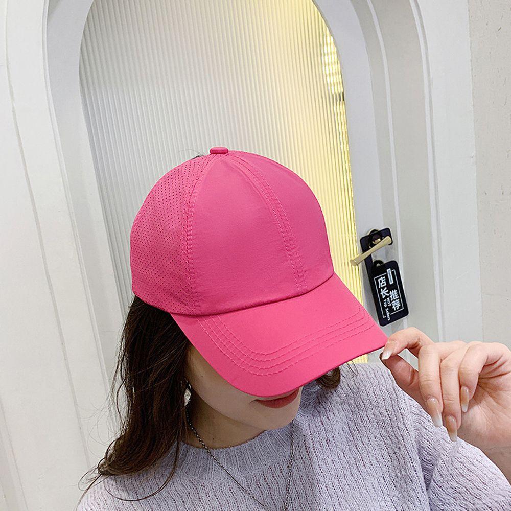 Cycling Soild Color Fashion Simple Sunshade Cross Baseball Cap Mesh Female Hat Korean Style Hat
Cycling Soild Color Fashion Simple Sunshade Cross Baseball Cap Mesh Female Hat Korean Style Hat
