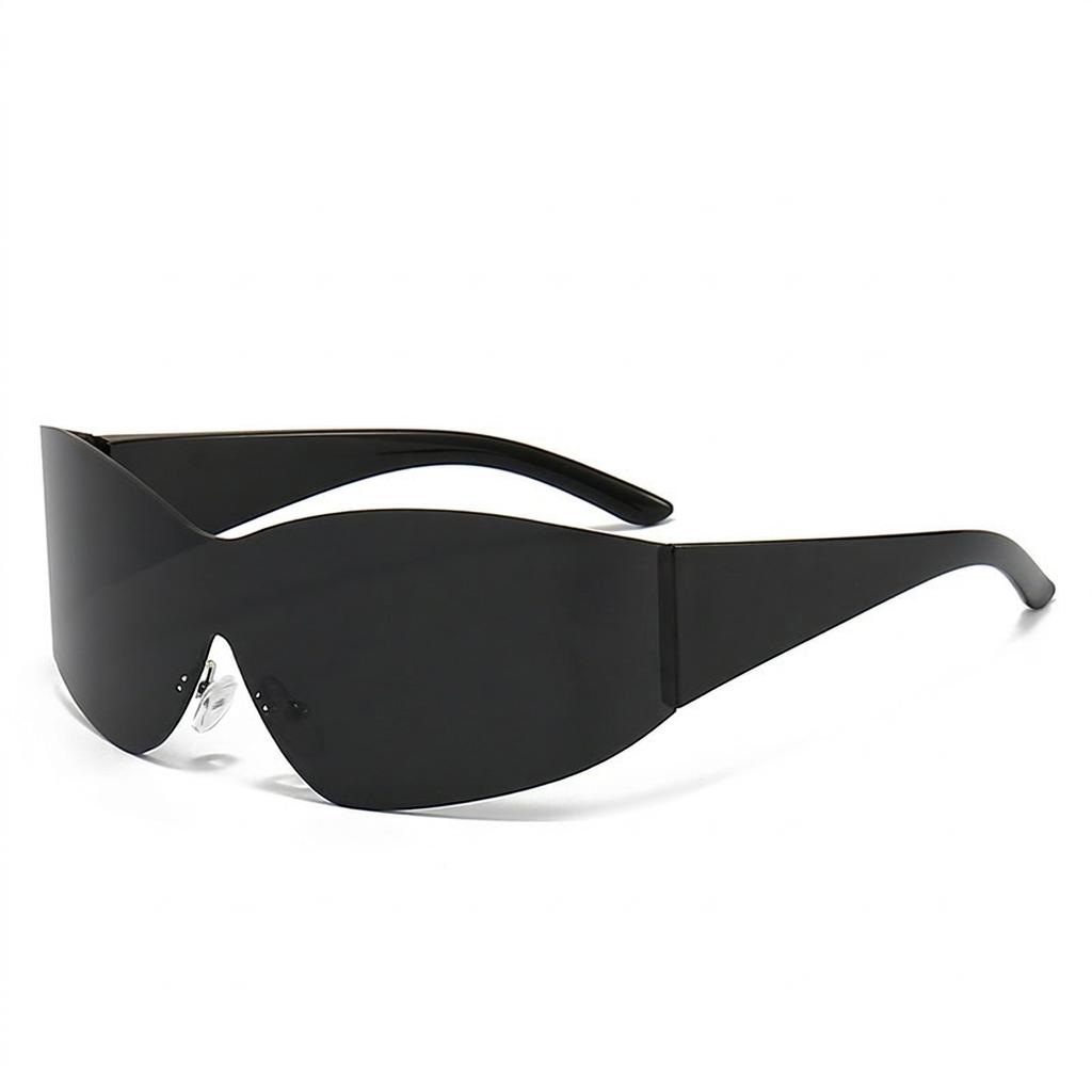 Sports Cycling Sunglasses Oversized Irregular Rimless Sunglasses Large Frame Sunglasses Polarized For Driving Travel Stage чёрный
Sports Cycling Sunglasses Oversized Irregular Rimless Sunglasses Large Frame Sunglasses Polarized For Driving Travel Stage чёрный
