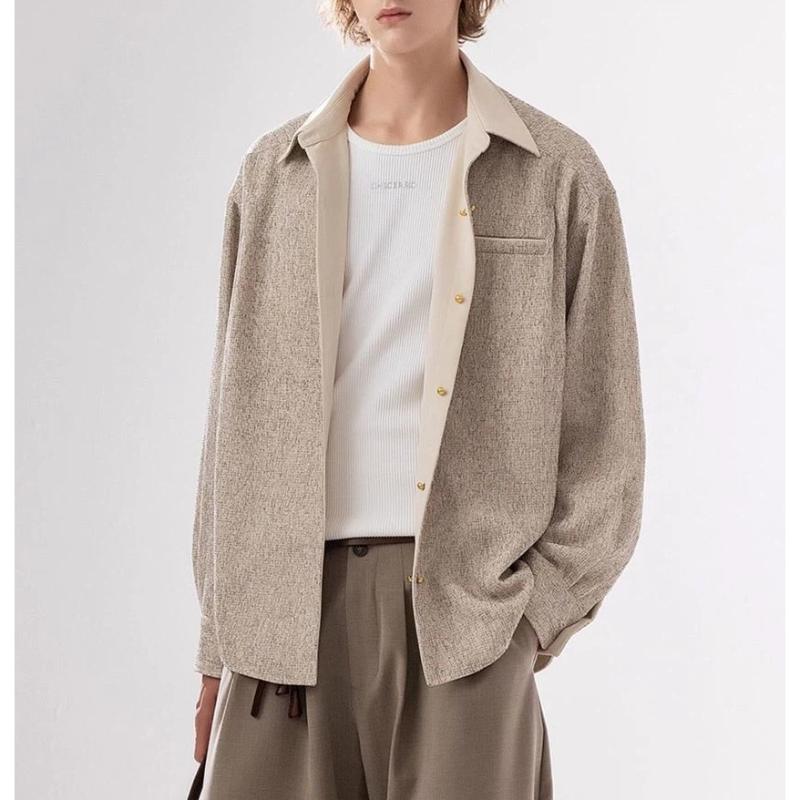 Новое поступление Мужская мода Высококачественная Нишевая Универсальная Рубашка с Длинным Рукавом Весна Осень Новый Стиль Дизайнерская Рубашка с Карманом L бежевый
Новое поступление Мужская мода Высококачественная Нишевая Универсальная Рубашка с Длинным Рукавом Весна Осень Новый Стиль Дизайнерская Рубашка с Карманом L бежевый