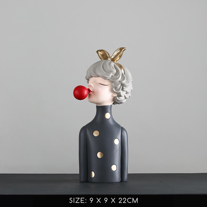Fashionable Bowknot Girl Sculpture Resin Statue Creative Statue Woman Home TV Wine Cabinet Living Room Decorations
Fashionable Bowknot Girl Sculpture Resin Statue Creative Statue Woman Home TV Wine Cabinet Living Room Decorations