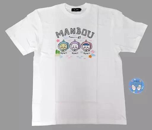 Manbo T-shirt (with Squid Mirror) White XL Chiikawa Aquarium (2023) L
Manbo T-shirt (with Squid Mirror) White XL Chiikawa Aquarium (2023) L