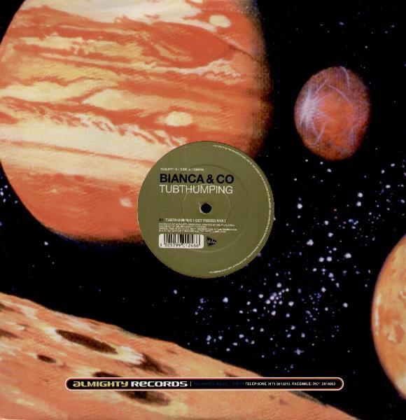 12inch Record BIANCA & CO - Tubthumping / La Bamba 12ALMY116 Almighty Record 1997 UK Dance & Electronica Used
12inch Record BIANCA & CO - Tubthumping / La Bamba 12ALMY116 Almighty Record 1997 UK Dance & Electronica Used