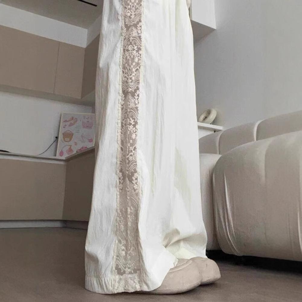 Korean Textured Cream Lace Openwork Pants - Women s Spring/Summer 2025 Petite Patchwork Casuals S
Korean Textured Cream Lace Openwork Pants - Women s Spring/Summer 2025 Petite Patchwork Casuals S