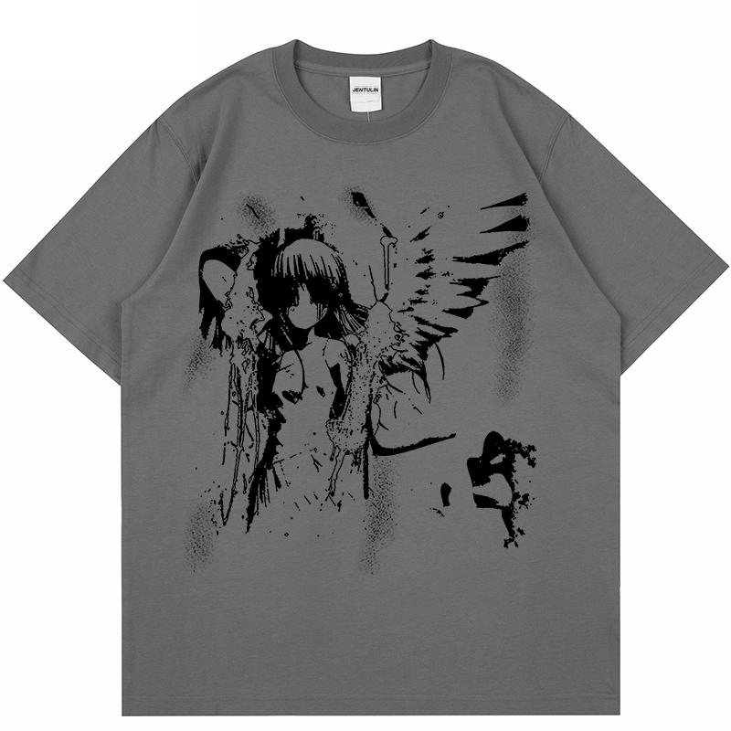 Harajuku Goth Men Japanese Anime Tshirt Cartoon Angel Wings Graphic TShirt 2024 Hipster Clothing Cotton Y2K Tops Streetwear Tee 4XL
Harajuku Goth Men Japanese Anime Tshirt Cartoon Angel Wings Graphic TShirt 2024 Hipster Clothing Cotton Y2K Tops Streetwear Tee 4XL