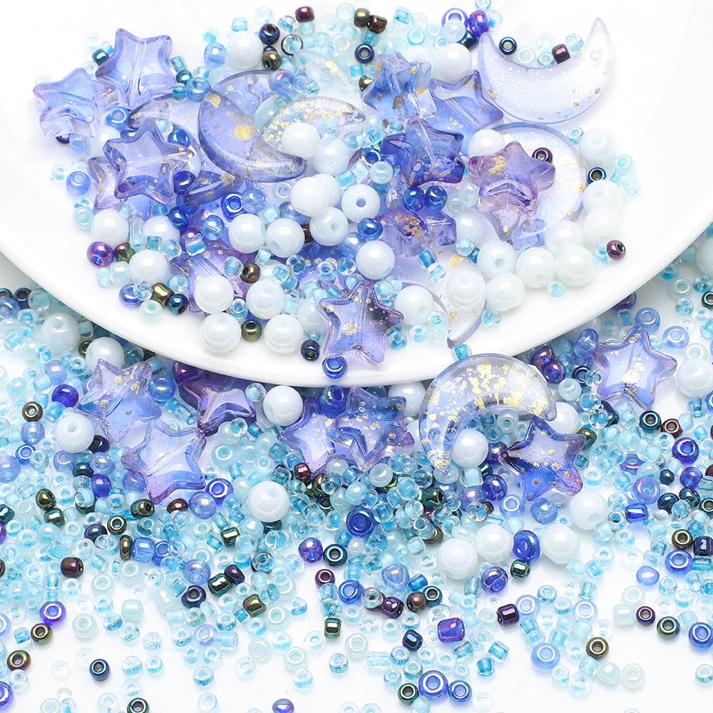 Star Moon Light Bead & Seed Bead DIY Jewelry Set for Earrings, Bracelets & Necklaces Star Moon Bead Set
Star Moon Light Bead & Seed Bead DIY Jewelry Set for Earrings, Bracelets & Necklaces Star Moon Bead Set