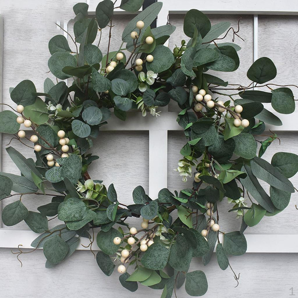 20 Artificial Eucalyptus Wreath for Front Door Spring Wall with Green Leaves Porch
20 Artificial Eucalyptus Wreath for Front Door Spring Wall with Green Leaves Porch