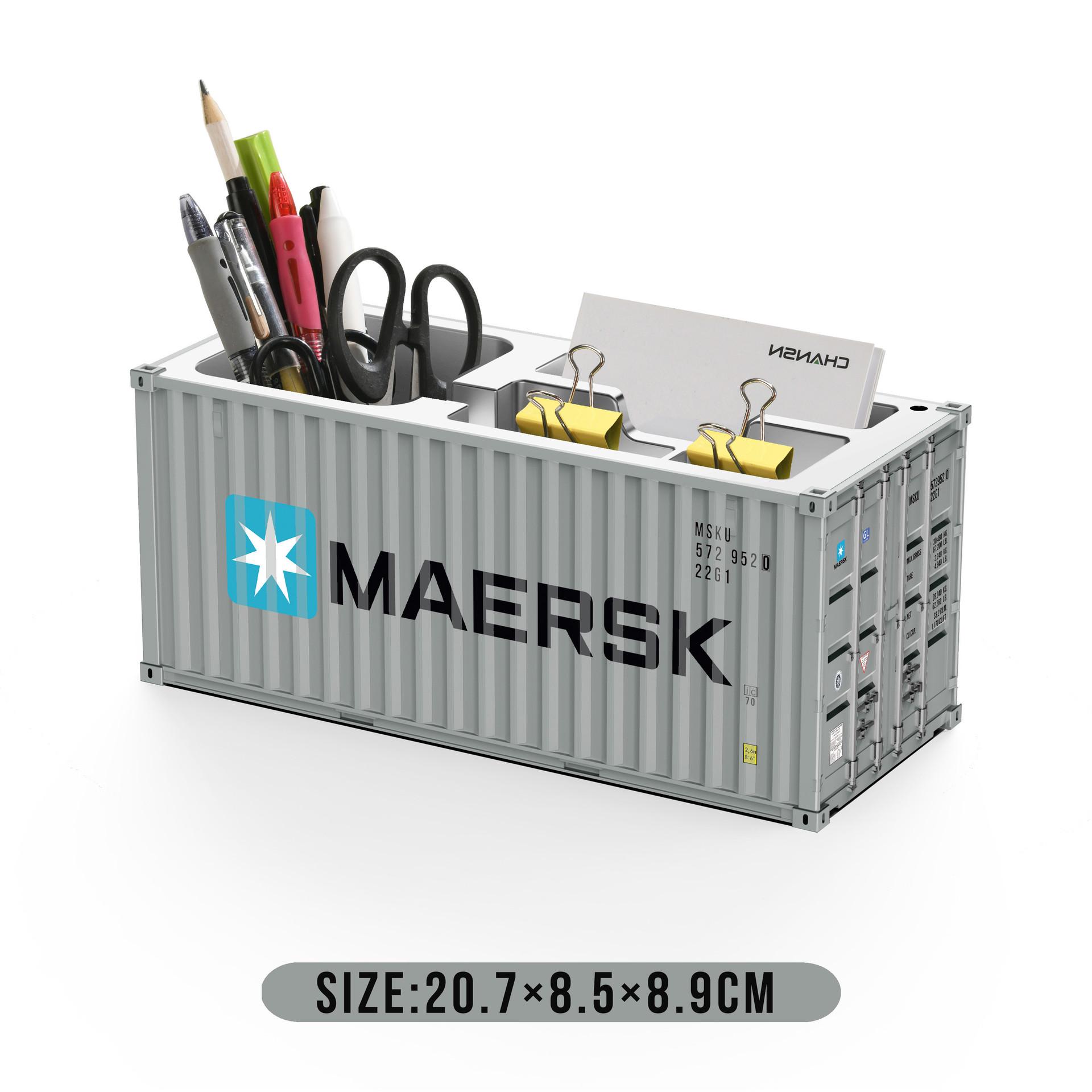 Mini Shipping Container Pen Holder - Custom Logo Creative Storage Box 20.7×8.5×8.9 cm
Mini Shipping Container Pen Holder - Custom Logo Creative Storage Box 20.7×8.5×8.9 cm