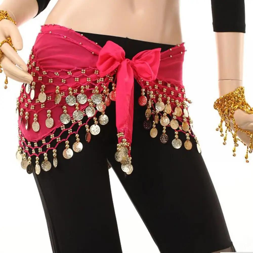 Lady Women Belly Dance Hip Scarf Accessories 3 Row Belt Skirt With Gold bellydance Tone Coins Waist Chain Wrap Adult Dance Wear 155cm Яскраво-рожевий
Lady Women Belly Dance Hip Scarf Accessories 3 Row Belt Skirt With Gold bellydance Tone Coins Waist Chain Wrap Adult Dance Wear 155cm Яскраво-рожевий