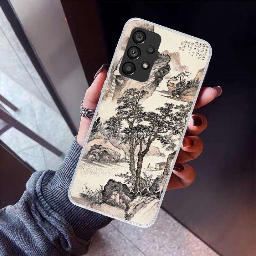 Chinese Style ink Painting Art Phone Case For Samsung Galaxy A12 A52S A42 A32 A22 A51 A50 Note 20 Ultra 10 S10 Plus A71 A70 A31 Samsung A71 4G
Chinese Style ink Painting Art Phone Case For Samsung Galaxy A12 A52S A42 A32 A22 A51 A50 Note 20 Ultra 10 S10 Plus A71 A70 A31 Samsung A71 4G