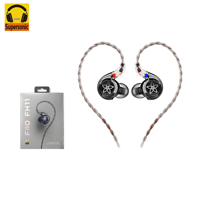 FiiO FH11 1DD + 1BA Гибридный драйвер Наушники-вкладыши IEM Hi-Res Audio со съемным кабелем 0,78 мм Hi-Fi стерео проводные наушники
FiiO FH11 1DD + 1BA Гибридный драйвер Наушники-вкладыши IEM Hi-Res Audio со съемным кабелем 0,78 мм Hi-Fi стерео проводные наушники