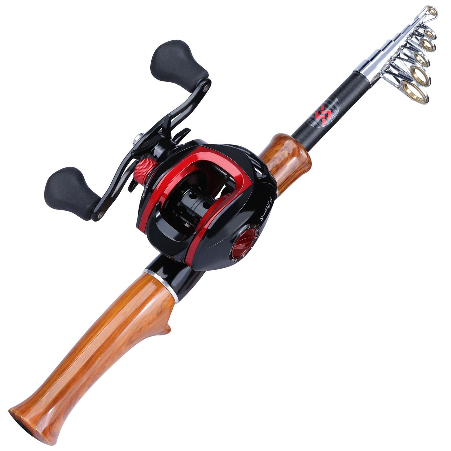 SOUGAYILANG Рыболовный спиннинг Набор литейных удочек с спиннинговой катушкой Катушка для заброса наживки Удочка Леска Приманка Рыболовные инструменты 1.8M&Left
SOUGAYILANG Рыболовный спиннинг Набор литейных удочек с спиннинговой катушкой Катушка для заброса наживки Удочка Леска Приманка Рыболовные инструменты 1.8M&Left