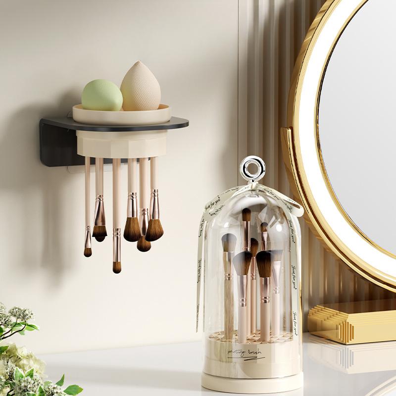 Makeup Brush Storage Tube Beauty Makeup Brush Eyebrow Brush Storage Box Transparent Rotatable Pen Holder Dust-proof Box with Lid білий
Makeup Brush Storage Tube Beauty Makeup Brush Eyebrow Brush Storage Box Transparent Rotatable Pen Holder Dust-proof Box with Lid білий