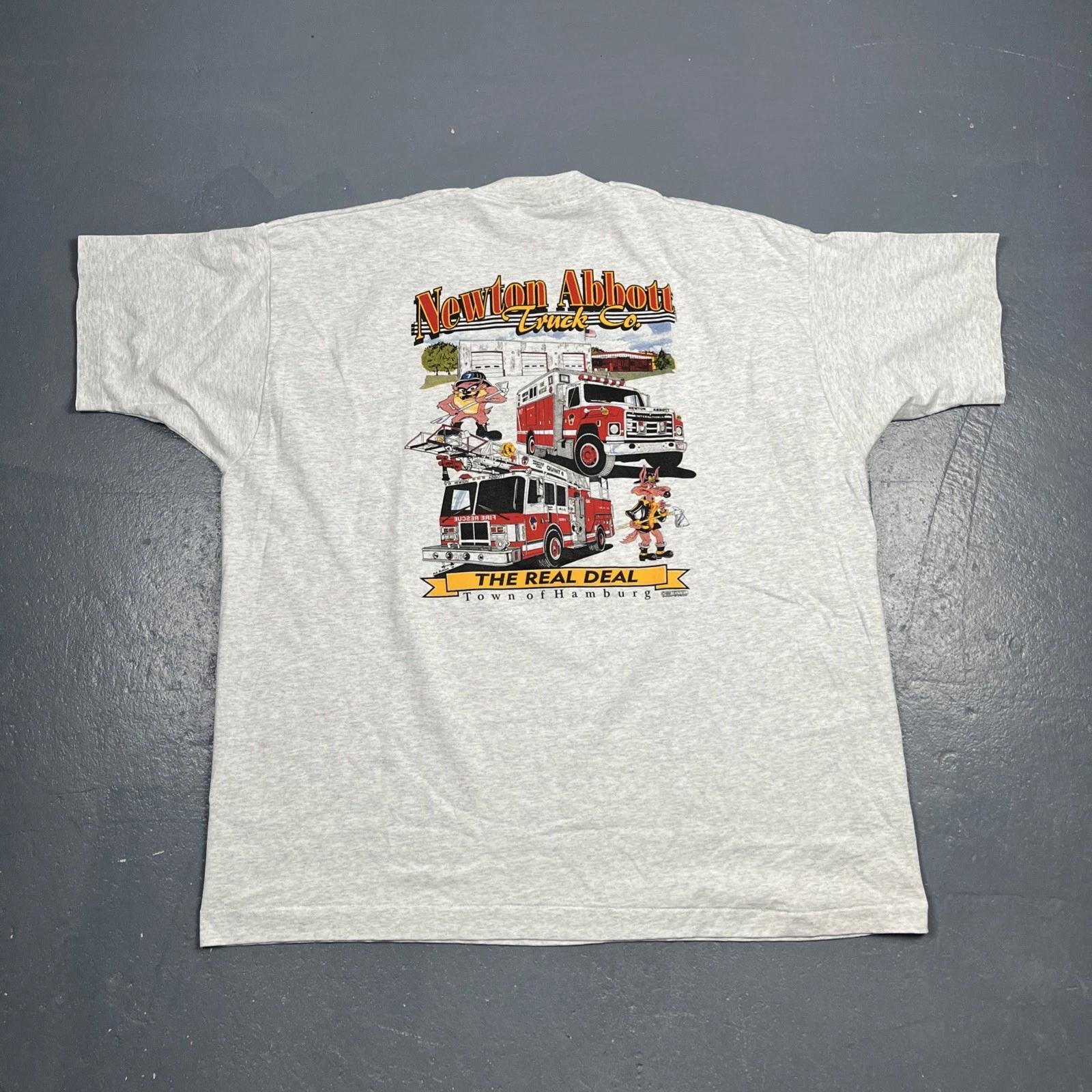 Vintage 90s Firefighter Graphic Tshirt Grey Single Stitch 3Xl Dbl Sided VTG XL
Vintage 90s Firefighter Graphic Tshirt Grey Single Stitch 3Xl Dbl Sided VTG XL