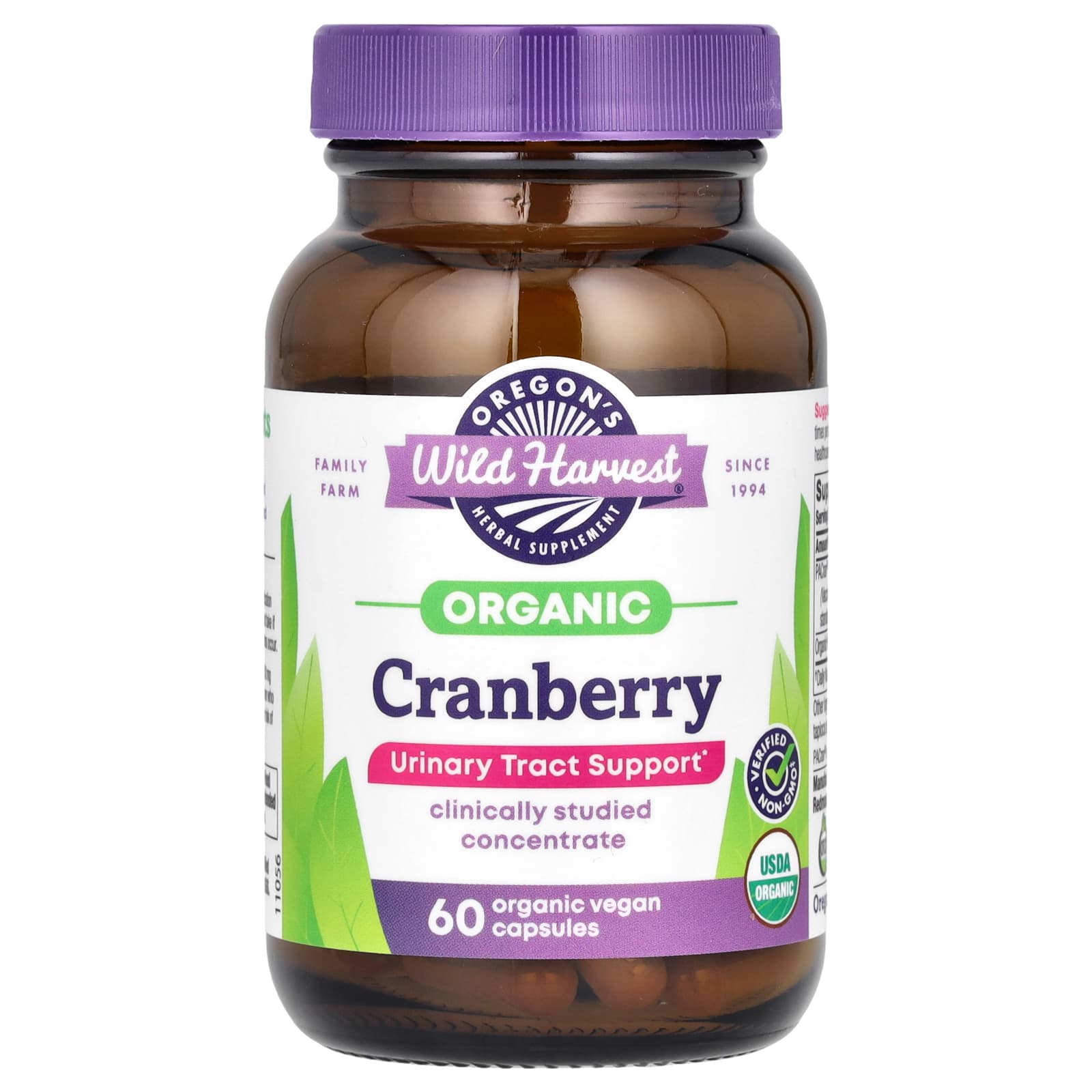 Oregon s Wild Harvest, Organic Cranberry, 60 Organic Veggie Capsules
Oregon s Wild Harvest, Organic Cranberry, 60 Organic Veggie Capsules