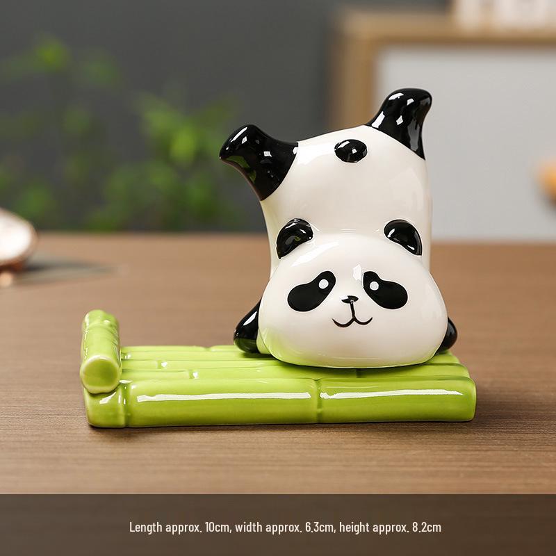 Creative Panda Phone Holder: Cute Cartoon Ornament for Home Decor and Good Luck Souvenir Gift
Creative Panda Phone Holder: Cute Cartoon Ornament for Home Decor and Good Luck Souvenir Gift