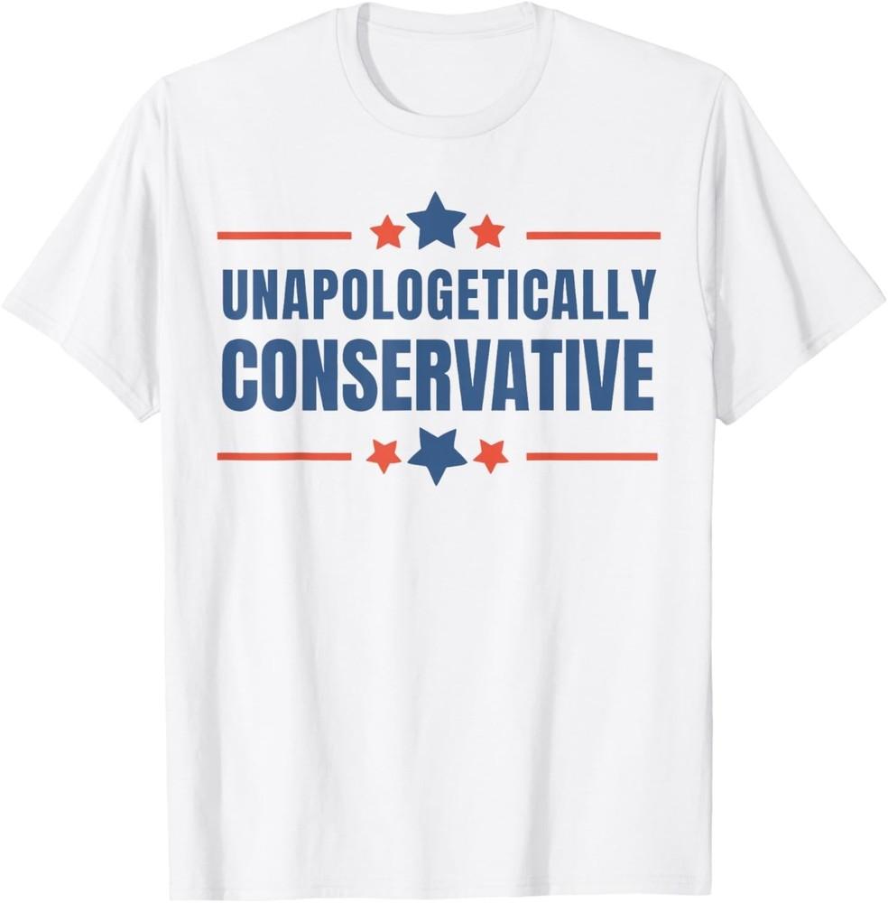 Unapologetically Conservative Patriotic Freedom Quote T-Shirt XL
Unapologetically Conservative Patriotic Freedom Quote T-Shirt XL