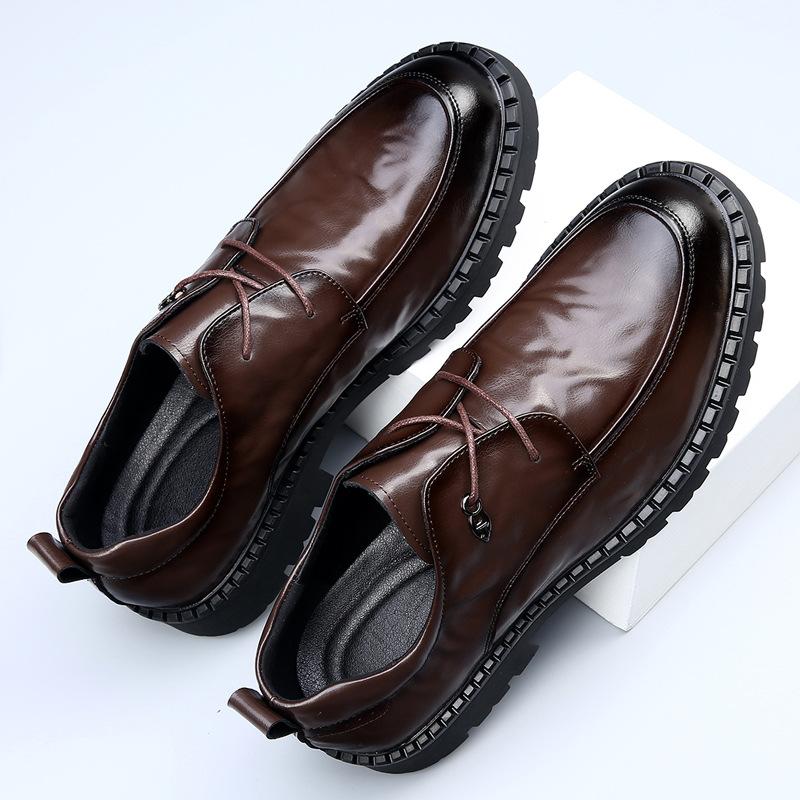 Men s leather shoes new platform leather business casual soft leather round head office commuter derby shoes 44
Men s leather shoes new platform leather business casual soft leather round head office commuter derby shoes 44