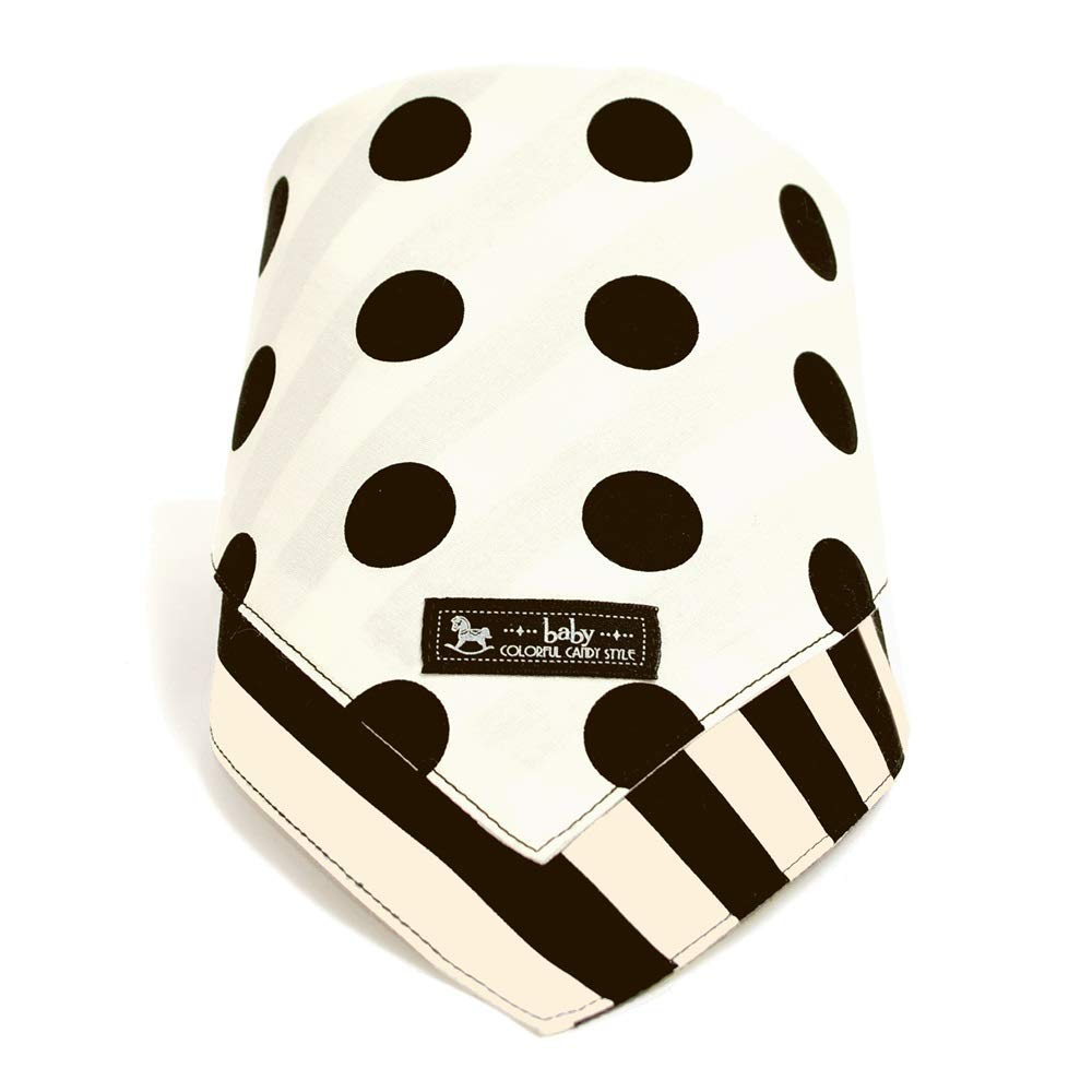 COLORFUL CANDY STYLE Handkerchief Style Monotone Bandana Bib Baby Made in Japan polka dot x Polka dot black B0404900 large(broadcloth/white)
COLORFUL CANDY STYLE Handkerchief Style Monotone Bandana Bib Baby Made in Japan polka dot x Polka dot black B0404900 large(broadcloth/white)