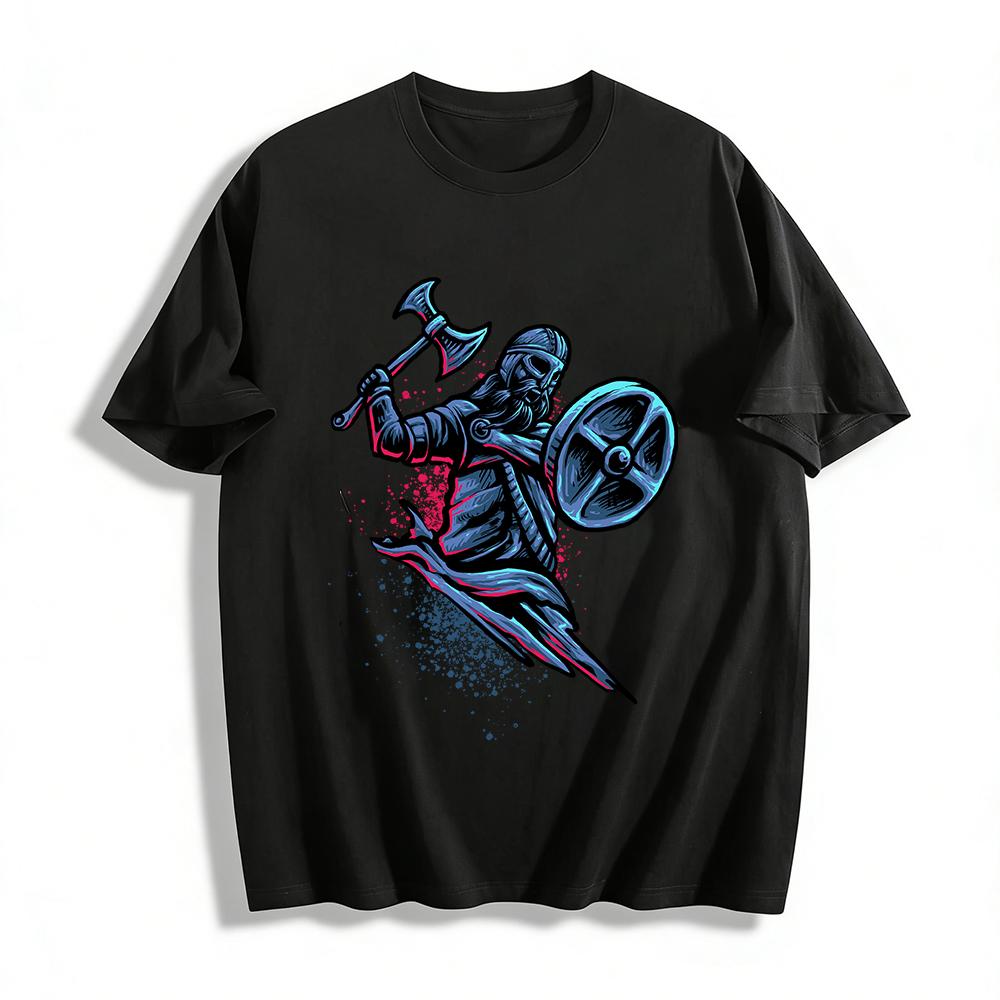 Vintage Nordic Viking Warrior Print Tee Cool Street Style Casual Top Pure cotton T-shirt XXS
Vintage Nordic Viking Warrior Print Tee Cool Street Style Casual Top Pure cotton T-shirt XXS