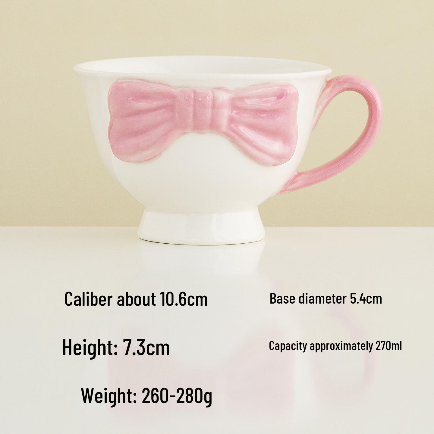 Off-White Bowknot 270ml Porcelain Coffee & Tea Cup 270ml
Off-White Bowknot 270ml Porcelain Coffee & Tea Cup 270ml