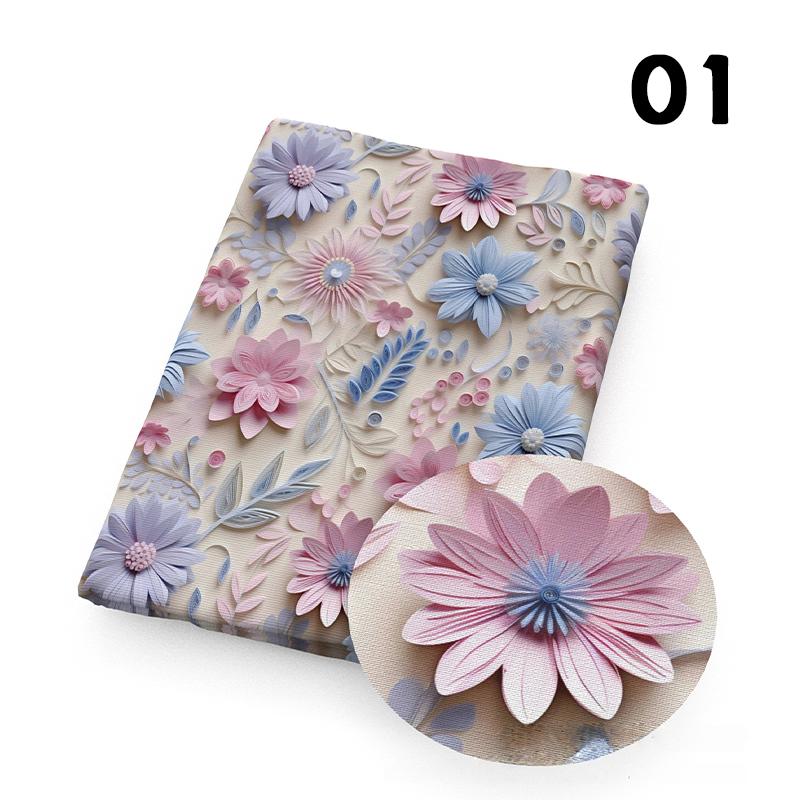 30x140cm 3D Flower Print Artificial Leather Sheets PVC Synthetic Leather Fabric For DIY Handmade Bow Bags Shoes CraftsMaterial
30x140cm 3D Flower Print Artificial Leather Sheets PVC Synthetic Leather Fabric For DIY Handmade Bow Bags Shoes CraftsMaterial