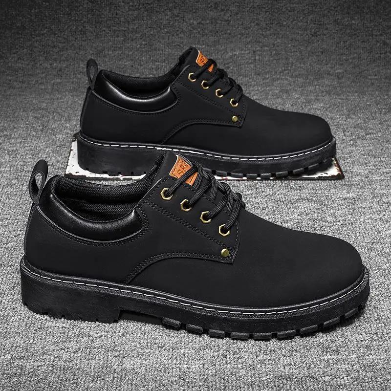 Fashion Round Toe Man Casual Shoe Non Slip Lace Up Retro High Quality Leather Shoes for Men Fashion Adults Size 45 New In Comfortable Pu 39
Fashion Round Toe Man Casual Shoe Non Slip Lace Up Retro High Quality Leather Shoes for Men Fashion Adults Size 45 New In Comfortable Pu 39