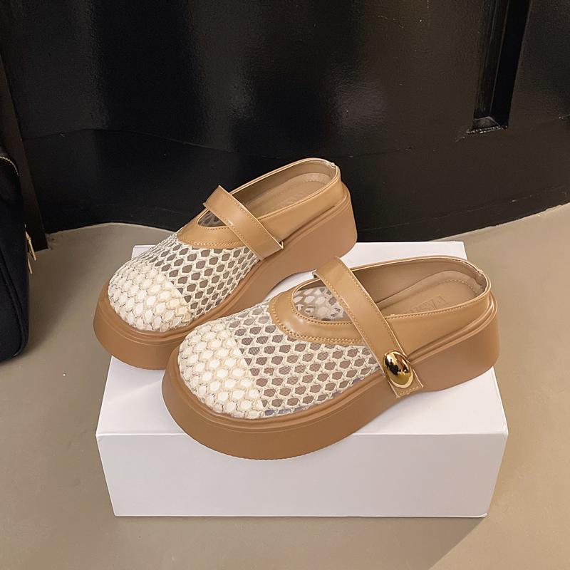 Плетеные туфли Мэри Джейн Женские слипоны Толстый каблук Летняя обувь Ажурный дизайн Резиновая подошва Простой стиль Повседневные шлепанцы 40 хаки
Плетеные туфли Мэри Джейн Женские слипоны Толстый каблук Летняя обувь Ажурный дизайн Резиновая подошва Простой стиль Повседневные шлепанцы 40 хаки