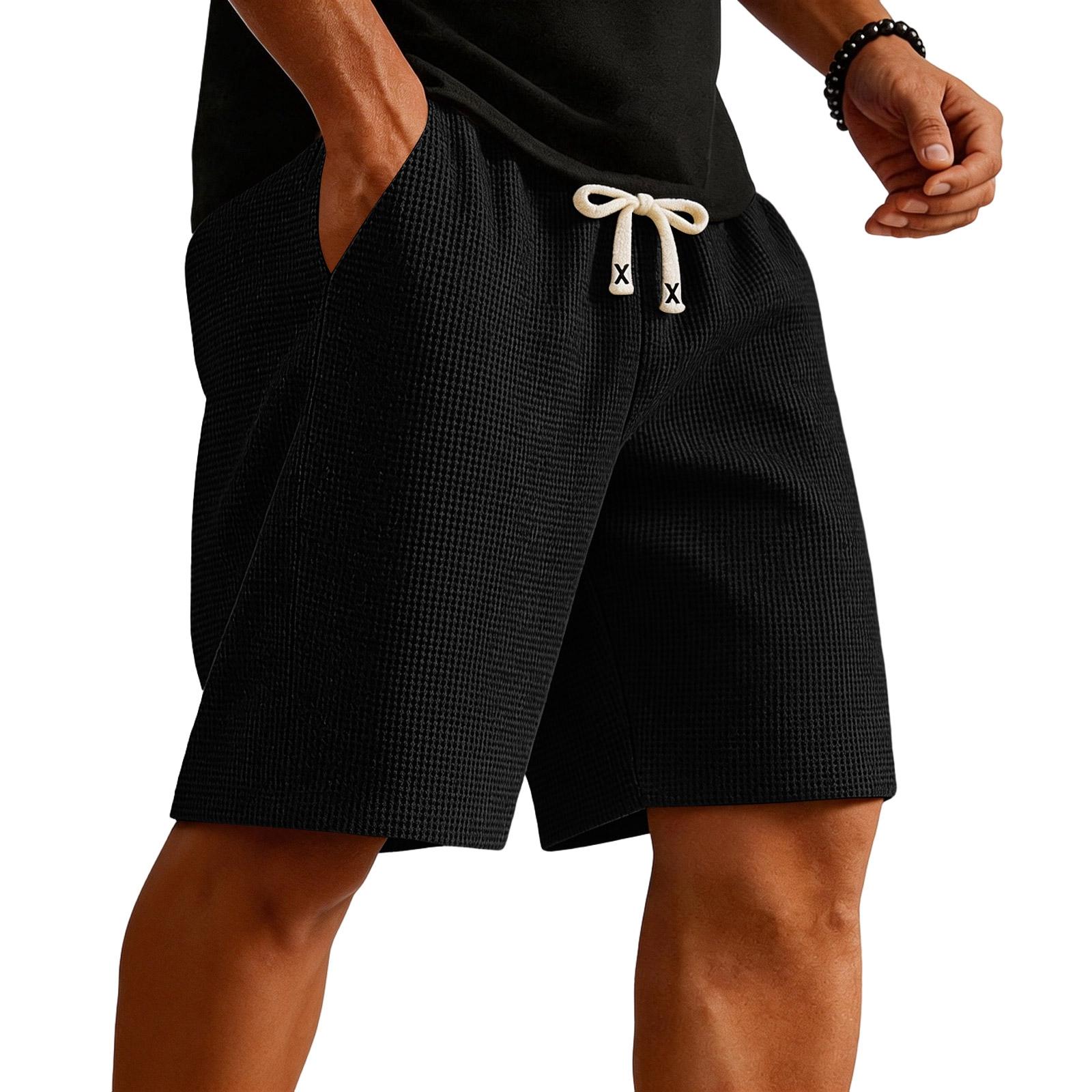 Men’s Knit Casual Shorts Relaxed Fit Drawstring Waist Lightweight Breathable Athletic Beach Shorts for Summer L чёрный
Men’s Knit Casual Shorts Relaxed Fit Drawstring Waist Lightweight Breathable Athletic Beach Shorts for Summer L чёрный