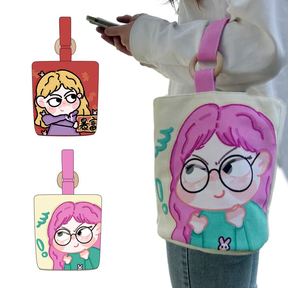 Print Canvas Cartoon Bucket Handbag Lovely Girl Cartoon Lunch Bag Fashion Letter Tote Bag Female
Print Canvas Cartoon Bucket Handbag Lovely Girl Cartoon Lunch Bag Fashion Letter Tote Bag Female