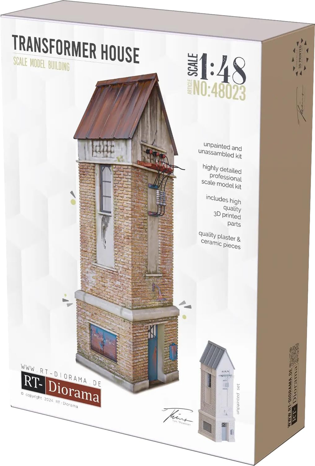 RT Diorama Scale Substation Tower Diorama Scenery Model Kit RTD48023 1/48 (Scenery)
RT Diorama Scale Substation Tower Diorama Scenery Model Kit RTD48023 1/48 (Scenery)