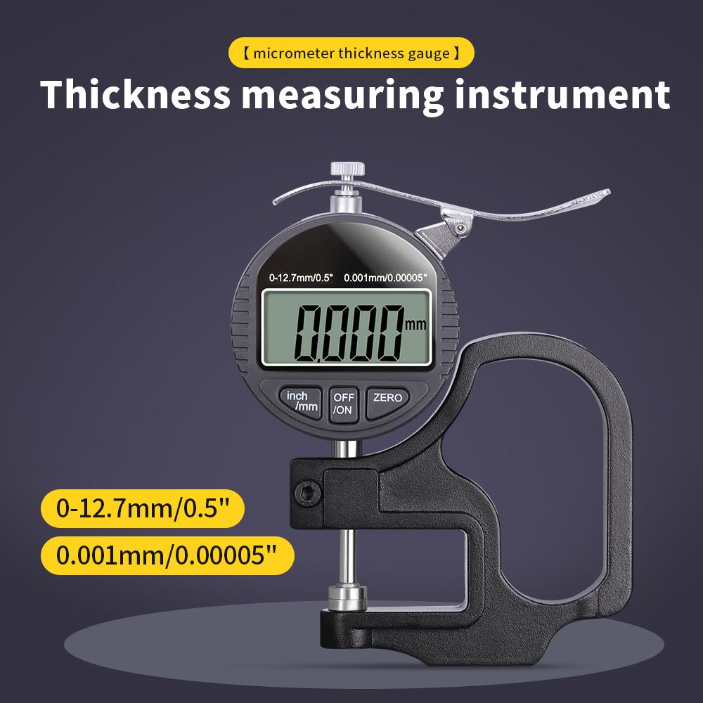 0.01/0.001mm Micrometer Caliper Electronic Thickness Gauge High Precision Percentage Thickness Meter Lever Push Measurement
0.01/0.001mm Micrometer Caliper Electronic Thickness Gauge High Precision Percentage Thickness Meter Lever Push Measurement
