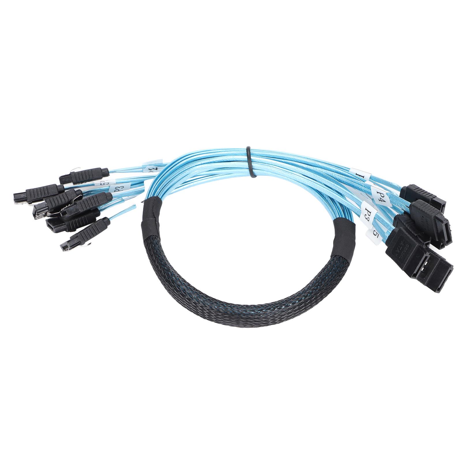 SATA Cables 7 Pin Fast Speed 6Gbps Mini Use Easily 6 Wires High Speed SATA Cable Set for Computer
SATA Cables 7 Pin Fast Speed 6Gbps Mini Use Easily 6 Wires High Speed SATA Cable Set for Computer