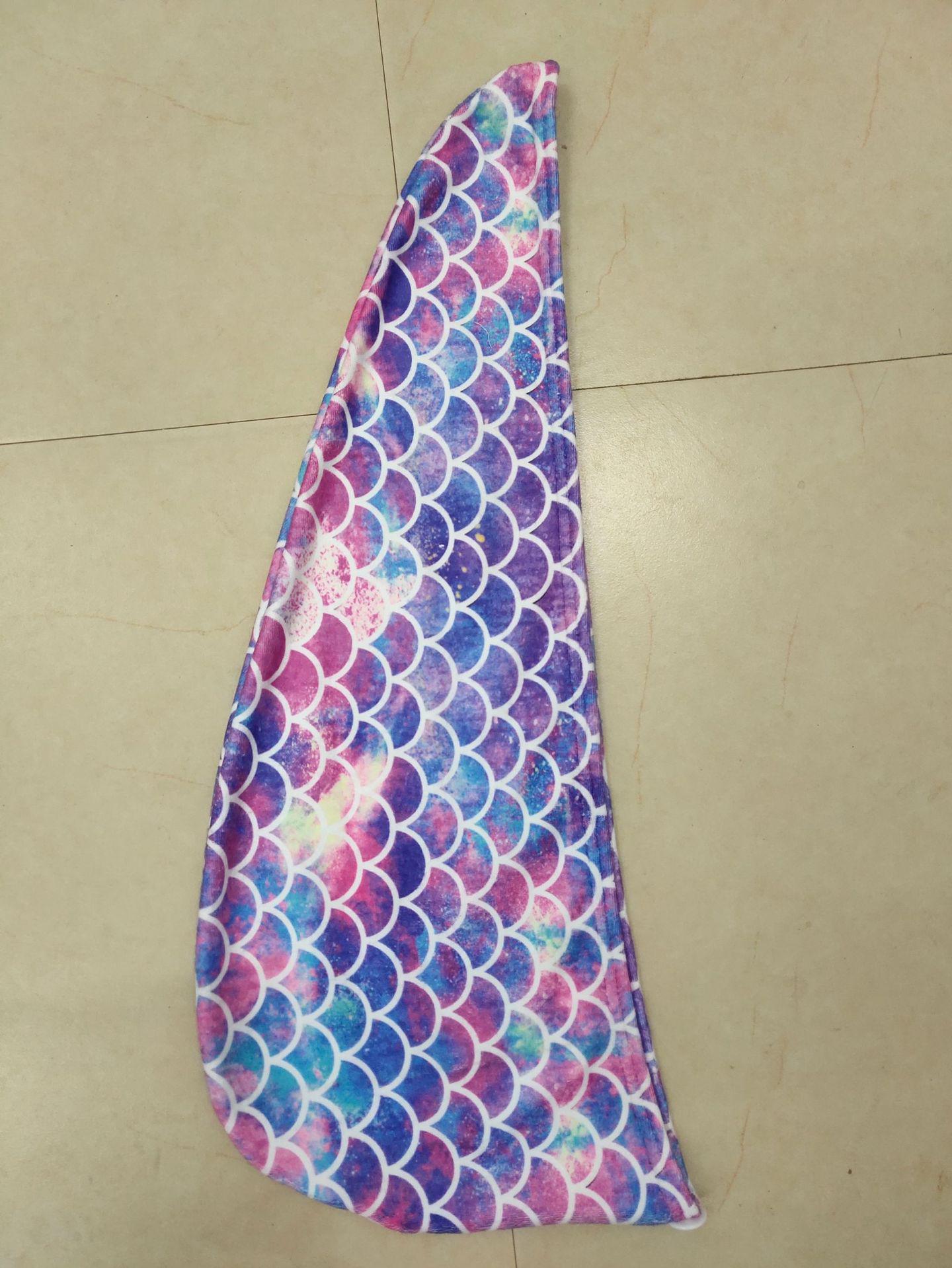 Mermaid Print Quick-Dry Hair Cap - Ultra-Fine Fiber Hair Drying Headscarf with Fish Scale Design 65x25cm фиолетовый
Mermaid Print Quick-Dry Hair Cap - Ultra-Fine Fiber Hair Drying Headscarf with Fish Scale Design 65x25cm фиолетовый