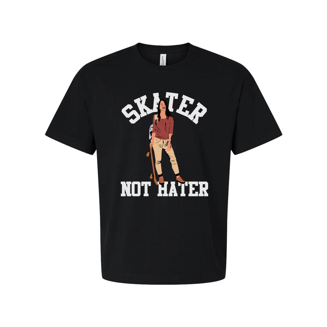 Skater Not Hater Graphic T Shirt For Unisex Skateboard Enthusiasts And Fans Ever S
Skater Not Hater Graphic T Shirt For Unisex Skateboard Enthusiasts And Fans Ever S
