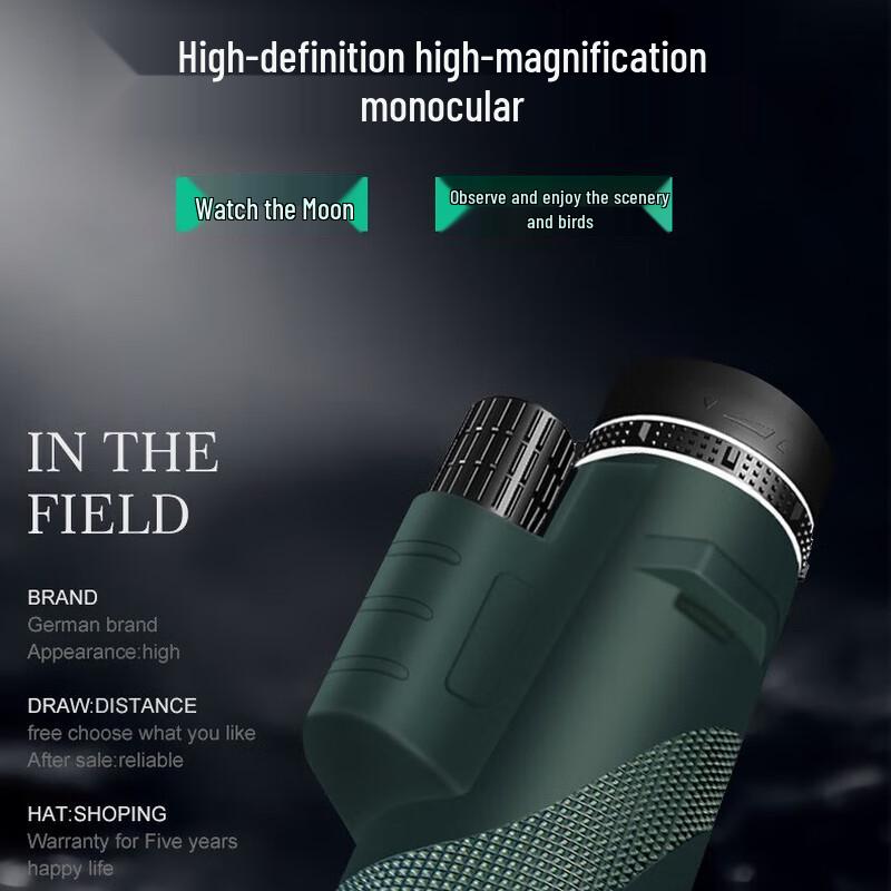 Longchan 80x100 High Power HD Monocular Telescope
Longchan 80x100 High Power HD Monocular Telescope