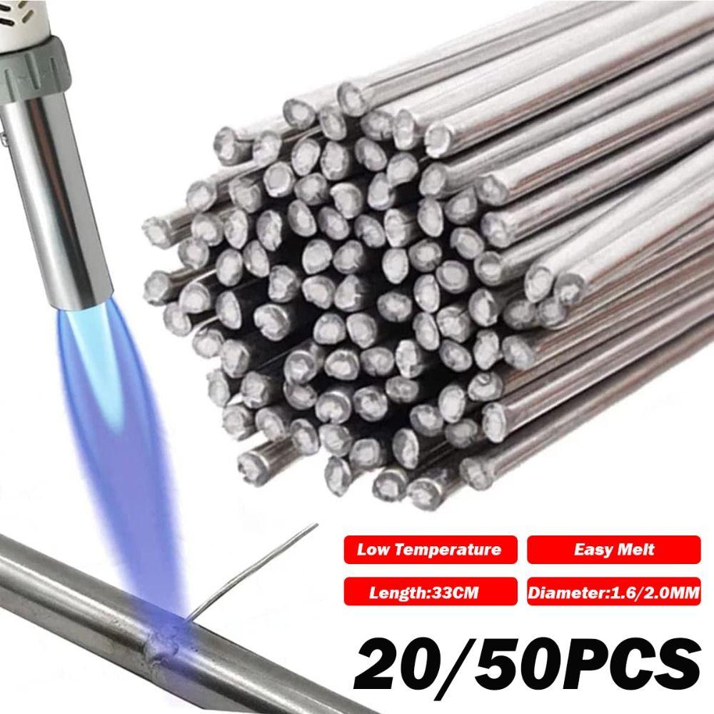 New 1.6/2.0mm Aluminum Welding Rods Easy Melt Low Temperature Flux Core 33CM Welding Wire Filler Rod 1.6mm x 20pcs
New 1.6/2.0mm Aluminum Welding Rods Easy Melt Low Temperature Flux Core 33CM Welding Wire Filler Rod 1.6mm x 20pcs