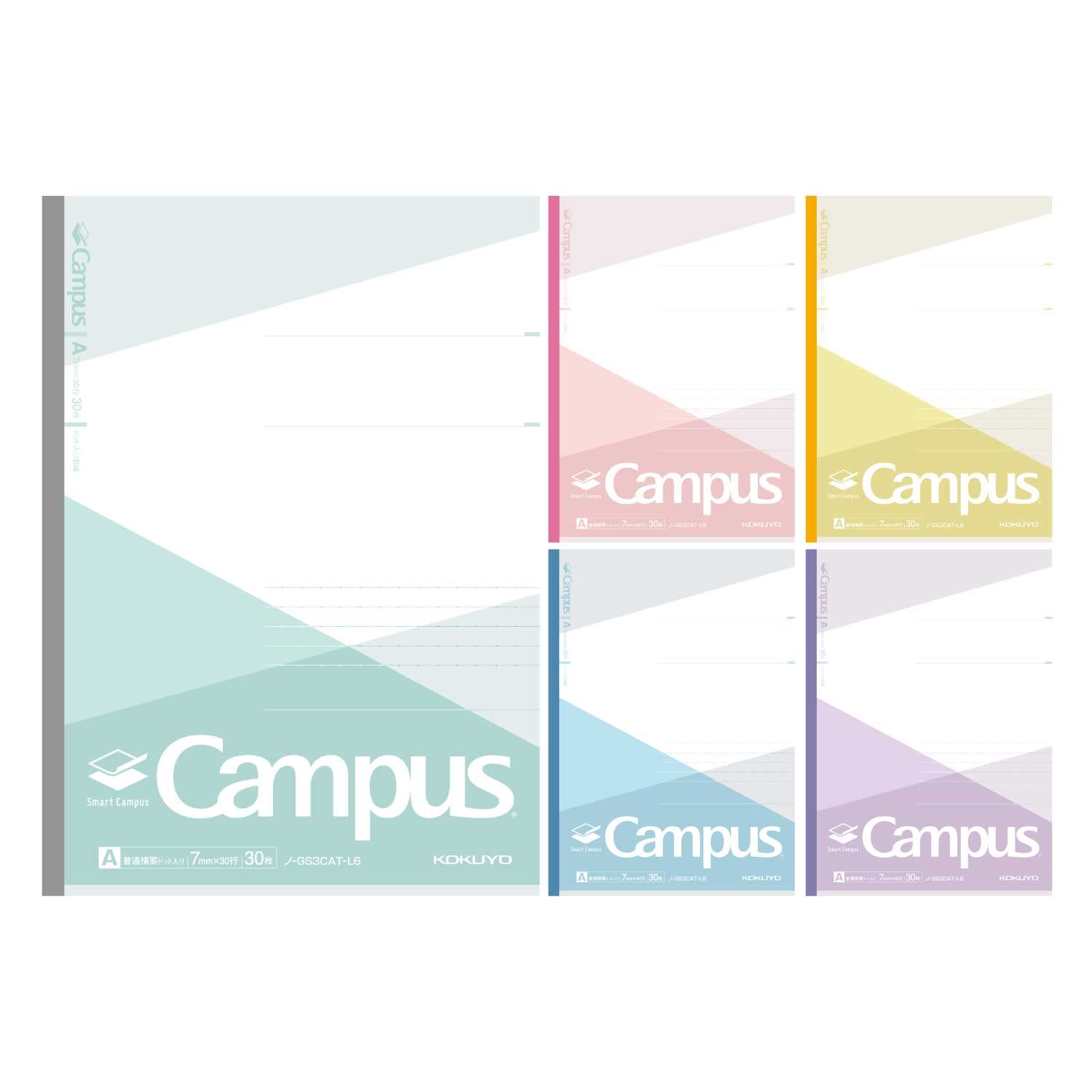 KOKUYO Note Smart Campus Limited B5 Dotted Layer Color 5 Color Pack A-lined No-GS3CAT-L6X5 A-lined (7мм)
KOKUYO Note Smart Campus Limited B5 Dotted Layer Color 5 Color Pack A-lined No-GS3CAT-L6X5 A-lined (7мм)