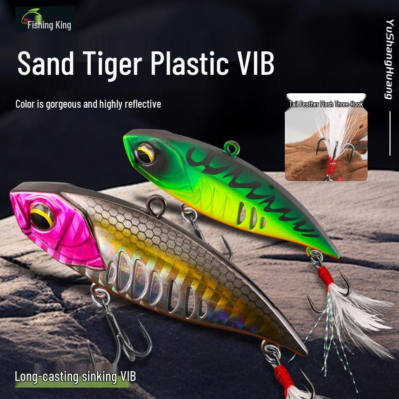 Cross-Border VIB Lure: Built-in Noise Rattle Sinking Bait for Freshwater Bass & Perch. 10g
Cross-Border VIB Lure: Built-in Noise Rattle Sinking Bait for Freshwater Bass & Perch. 10g