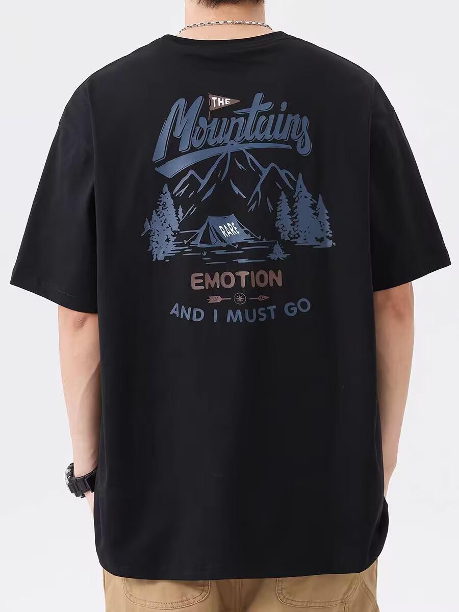 Men s Summer Trendy Brand Heavyweight 260g Three-Needle Pure Cotton Crew Neck Half-Sleeve T-Shirt 4XL (100-110 kg) чорний
Men s Summer Trendy Brand Heavyweight 260g Three-Needle Pure Cotton Crew Neck Half-Sleeve T-Shirt 4XL (100-110 kg) чорний