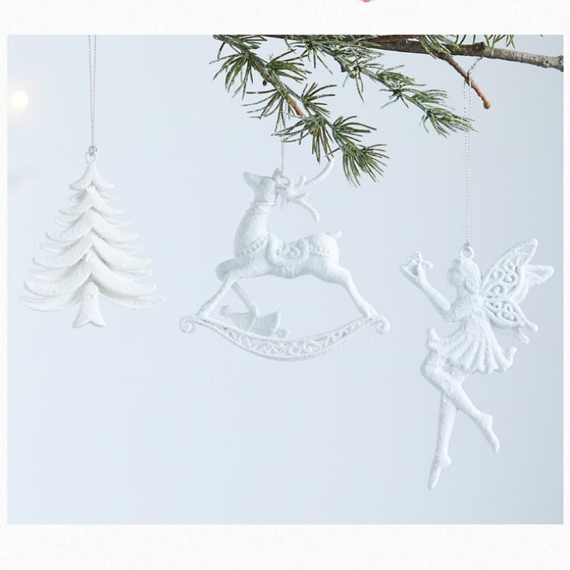 Christmas Tree White Decoration Fairy Elk Bells Pendant Snowflake Bow Glitter Acrylic Pendant Xmas Tree Hangings Party Decors
Christmas Tree White Decoration Fairy Elk Bells Pendant Snowflake Bow Glitter Acrylic Pendant Xmas Tree Hangings Party Decors
