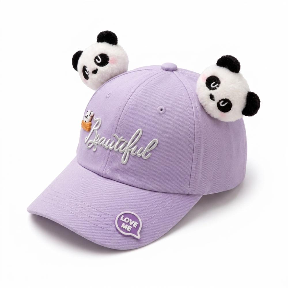 3D Doll Panda Baseball Cap Versatile Peaked Cap Cute Boy Girl Sun Hat For Summer Outdoor фиолетовый
3D Doll Panda Baseball Cap Versatile Peaked Cap Cute Boy Girl Sun Hat For Summer Outdoor фиолетовый
