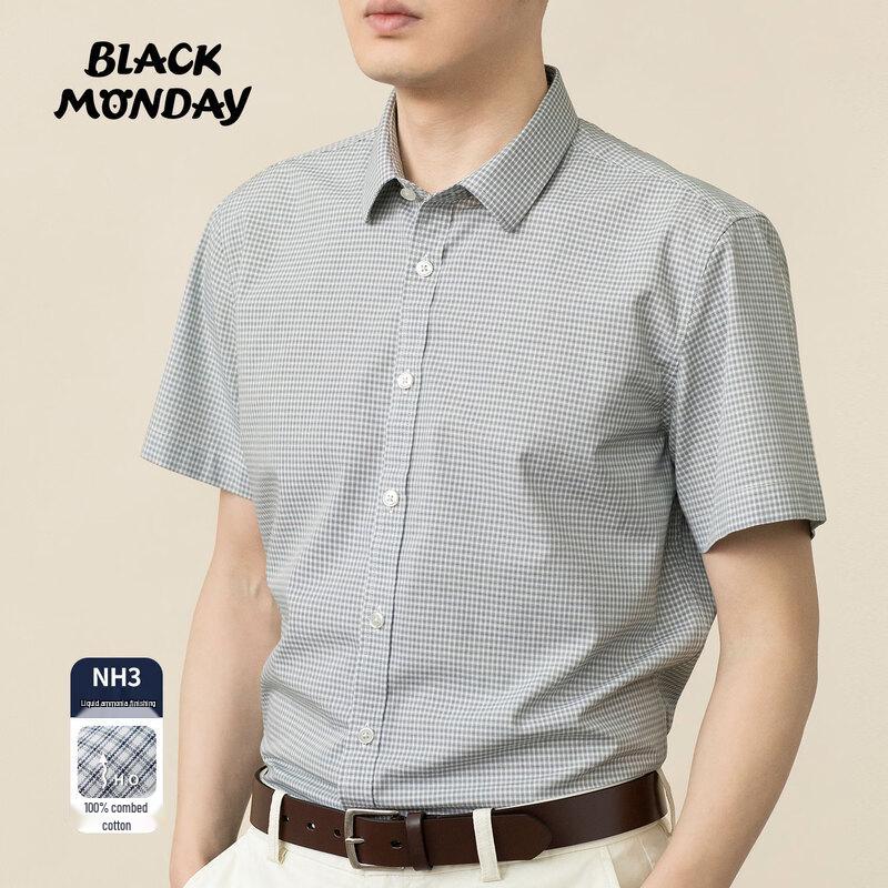 BLACKMONDAY Men s 100% Cotton Wrinkle-Resistant Plaid Short Sleeve Shirt XL
BLACKMONDAY Men s 100% Cotton Wrinkle-Resistant Plaid Short Sleeve Shirt XL