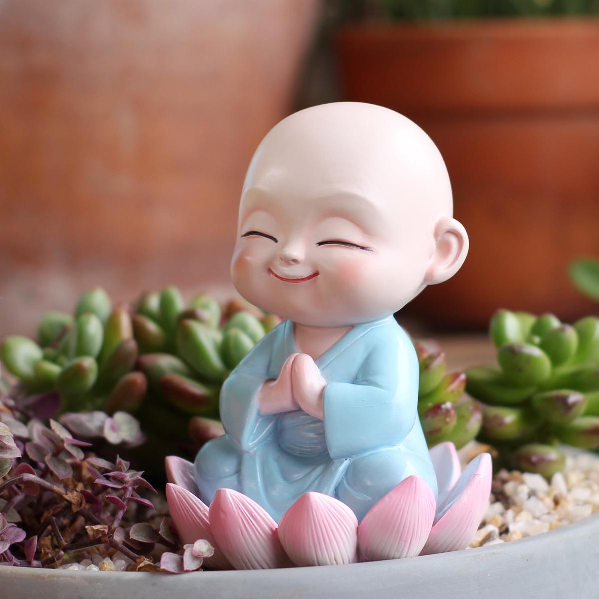 1 Lotus Shami Monk, Creative Home Decoration Ornament, New Year Gift/housewarming, Hand drawn Resin Crafts
1 Lotus Shami Monk, Creative Home Decoration Ornament, New Year Gift/housewarming, Hand drawn Resin Crafts